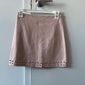 Light pink skirt with studs